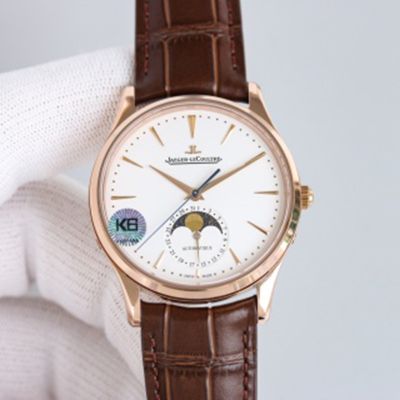 Jaeger-LeCoultre Gold Watch Moon Phase Ultra Thin Master  Cal.925 Movement 39mm Watch